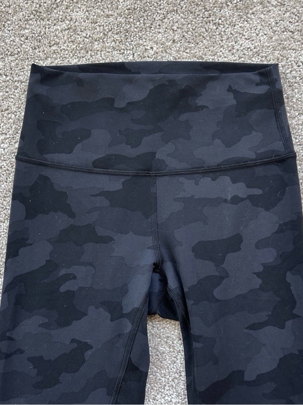 Lululemon Wunder Train HR Crop 21 Heritage 365 Camo Deep Coal Multi Leggings 6 - Picture 5 of 9
